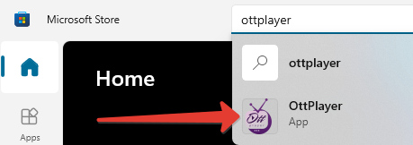 microsoft store ottplayer