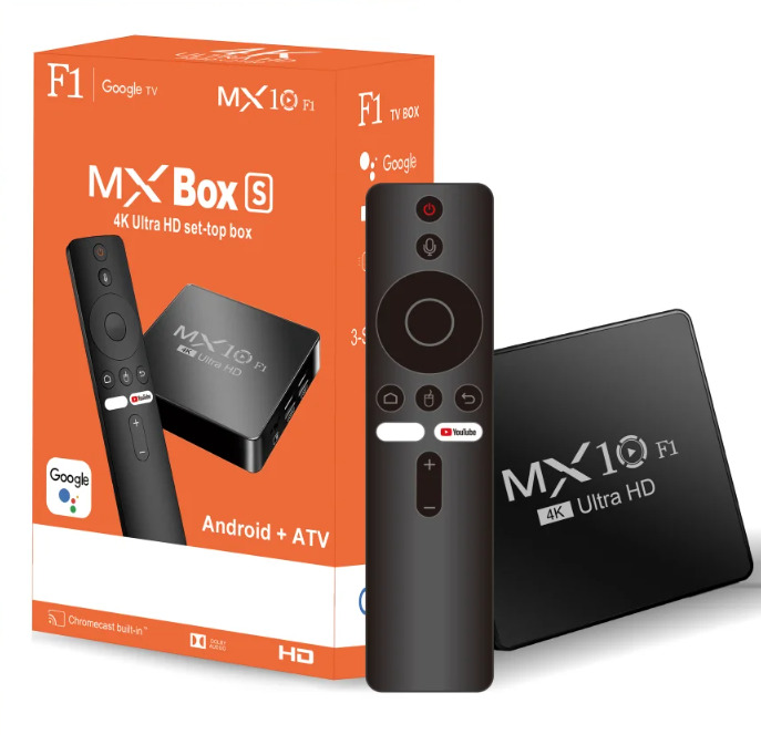tv box decoder 4k android 3 mx10 f1